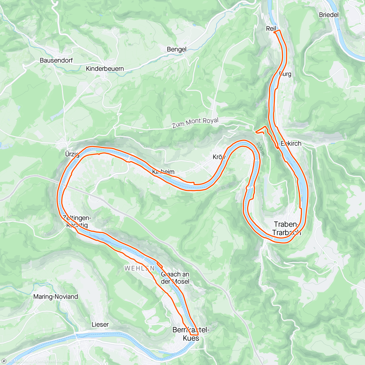 Map of the activity, Ochtendrit Moezel