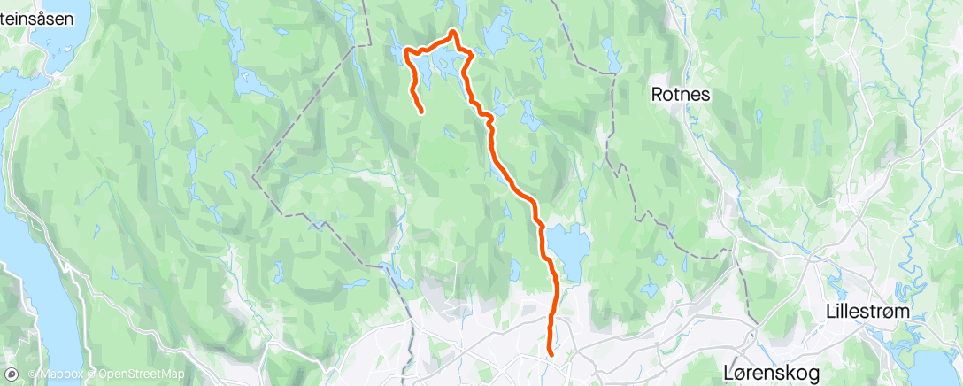 Map of the activity, Njudelig gravelføre