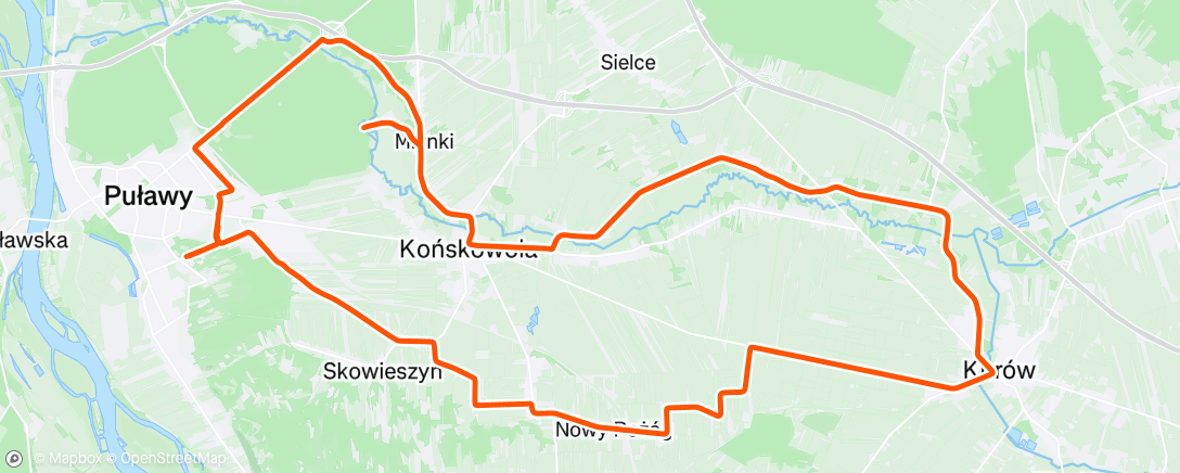 Map of the activity, Afternoon Ride