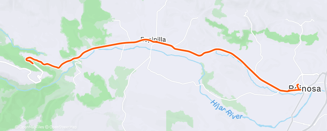 Map of the activity, VUELTA × CAMPOÓ 
REINOSA/ KM 15/REINOSA.
REINOSA/ RIAÑO/ REINOSA.