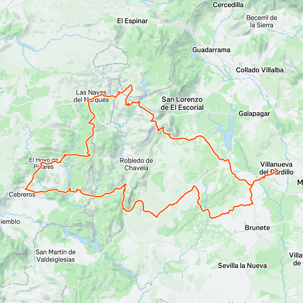 Map of the activity