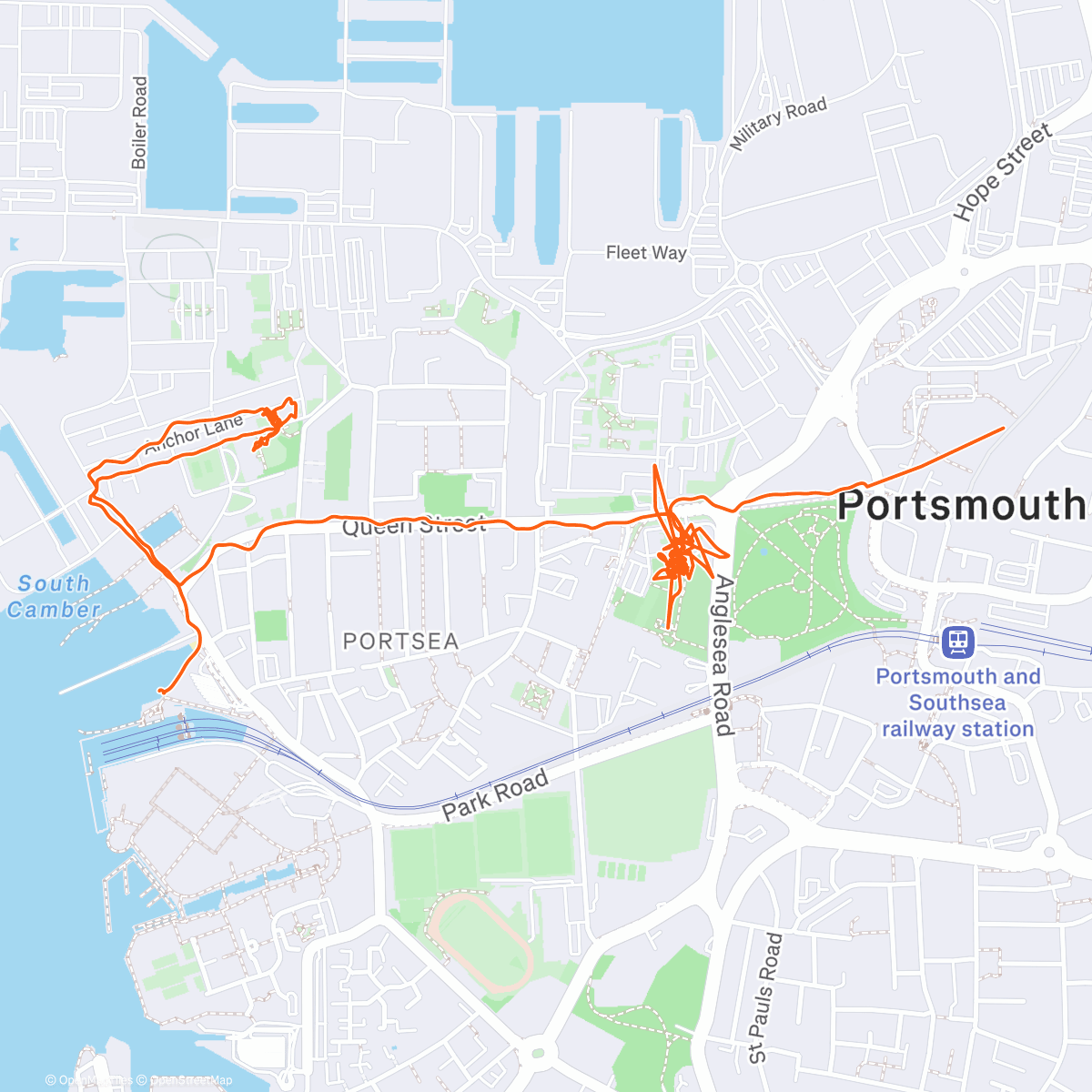 Map of the activity, Lunch Walk ☀️ | Wedding day for Samuel + Sophie