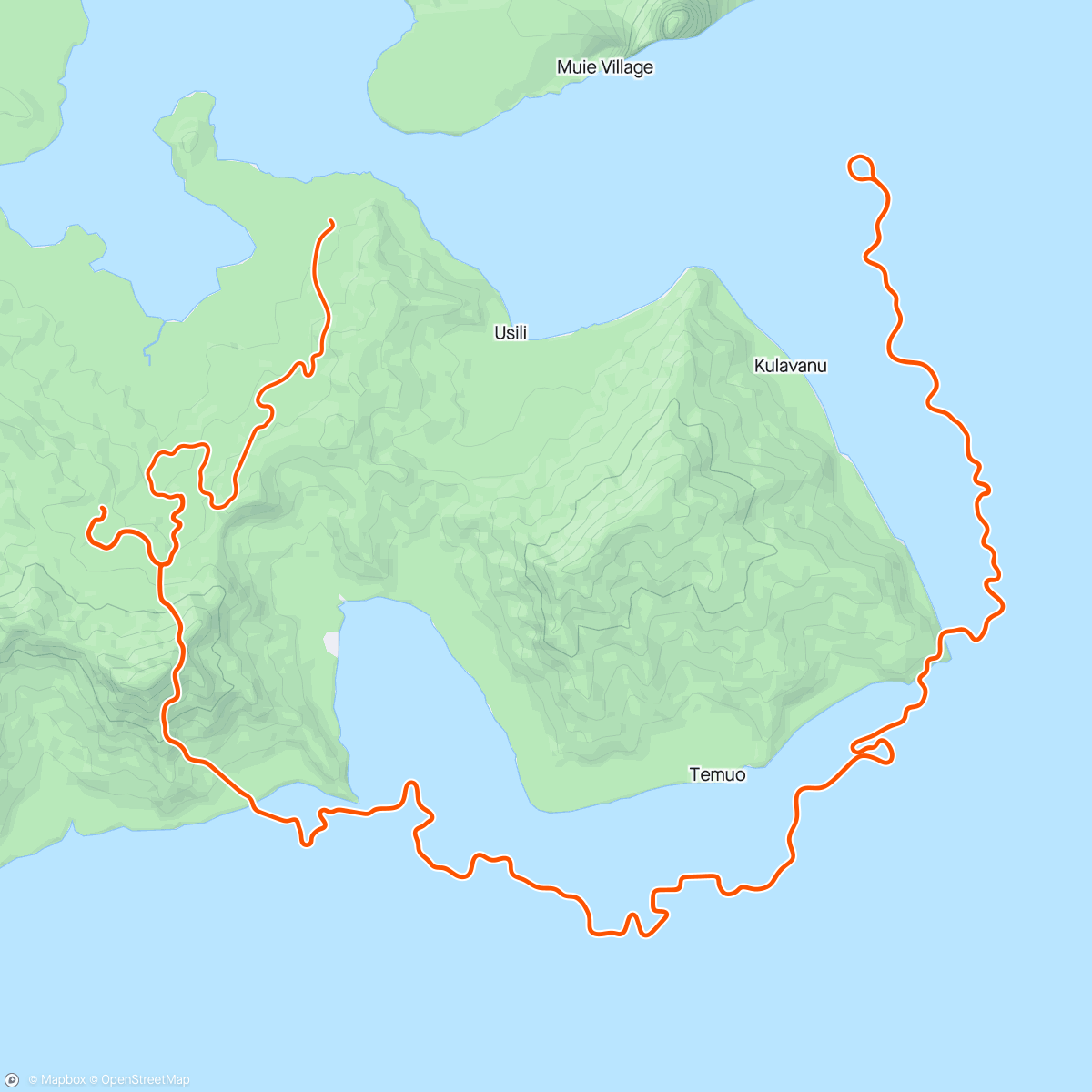 Map of the activity, Zwift - Race: EVO CC Race Series (A) on Coast Crusher in Watopia