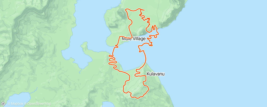 Mapa de la actividad (Zwift - 4x Muir And The Mountain in Watopia)