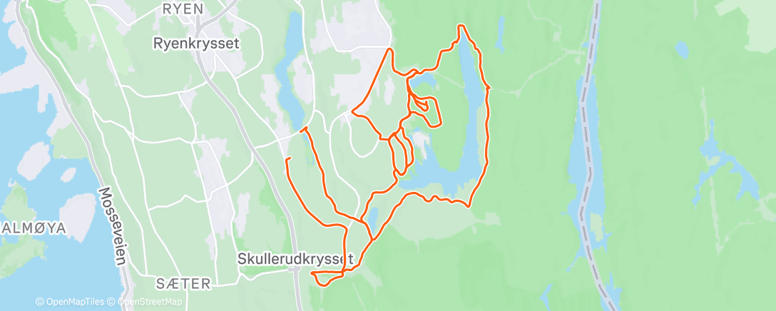 Карта физической активности (Sti og grus. Fint barfrost føre👍)