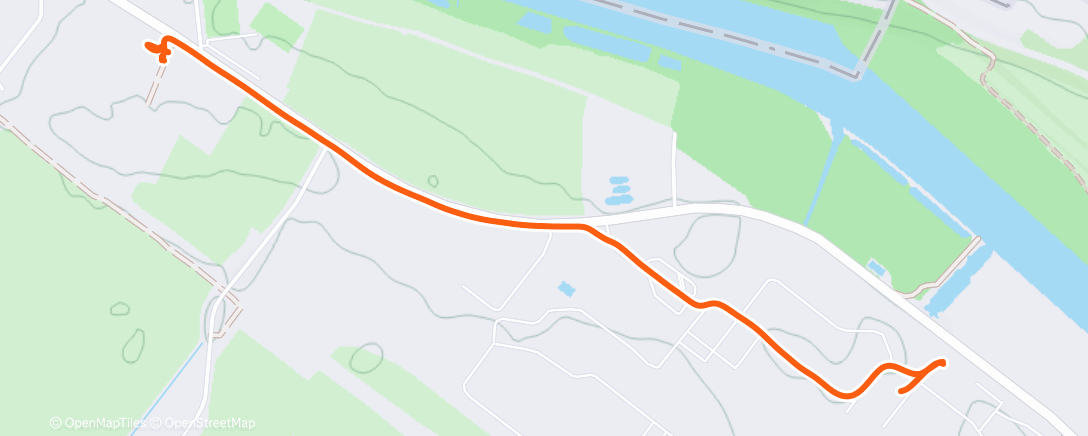 Map of the activity, Morning Walk