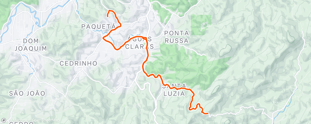 Map of the activity, Moura