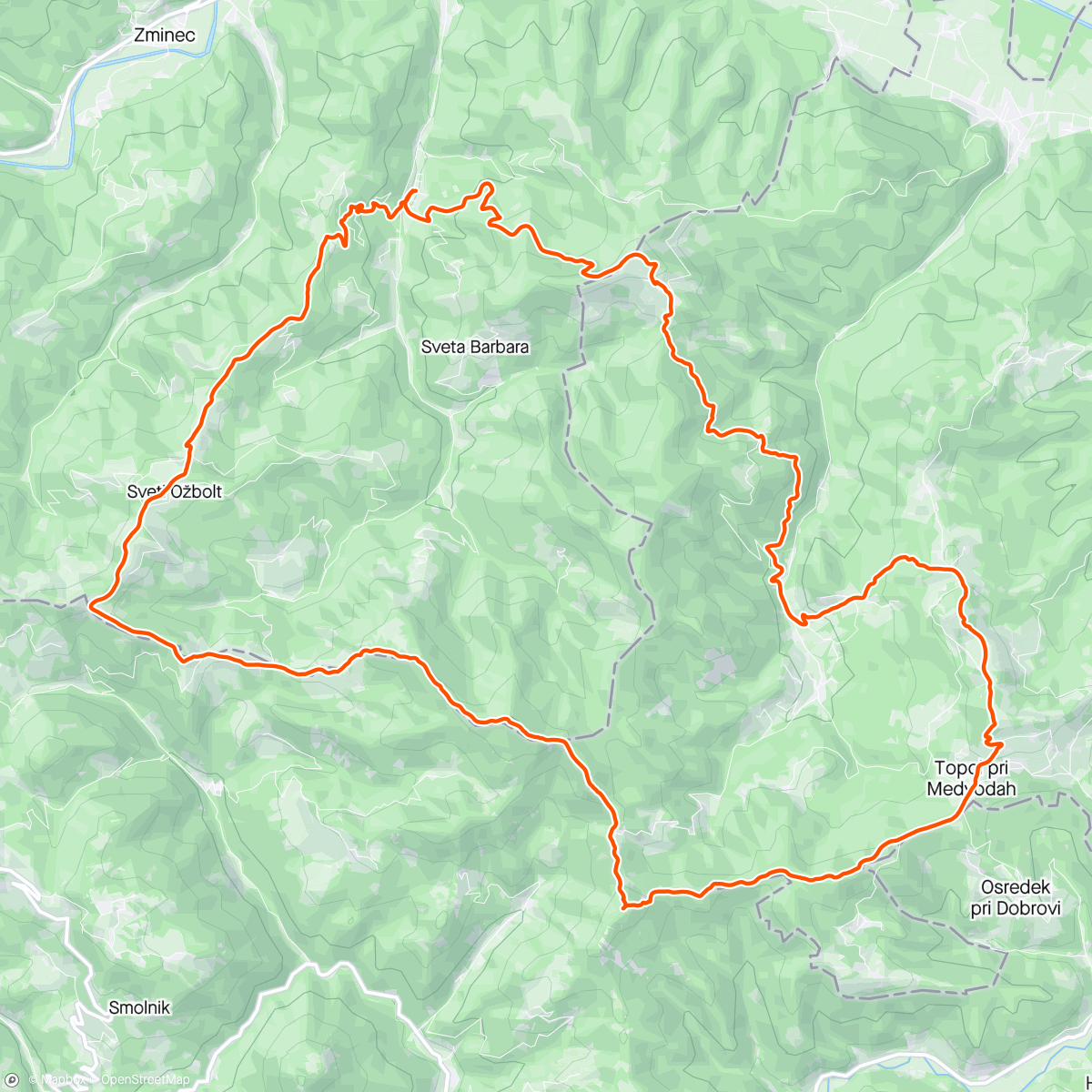 Map of the activity, Sunday is a perfect time for longer trails 🏞️☀️