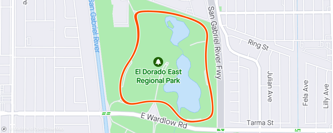 Map of the activity, ELDO Race Series #11