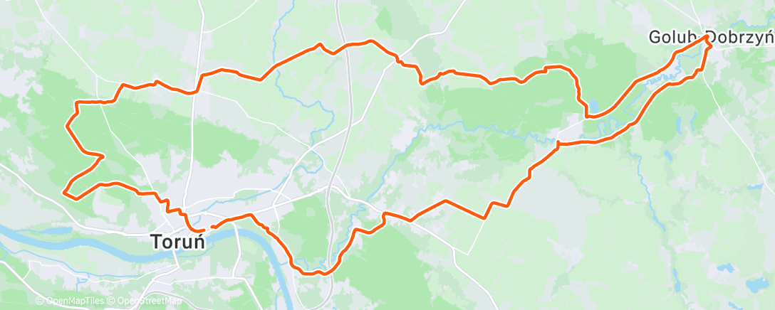 Карта физической активности (Morning Gravel Ride)