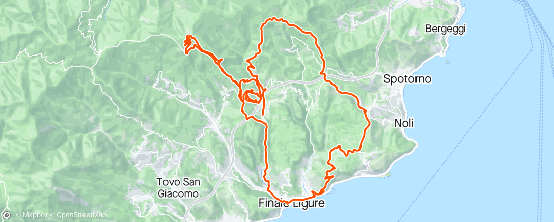 Map of the activity, Sessione di mountain biking all’ora di pranzo
