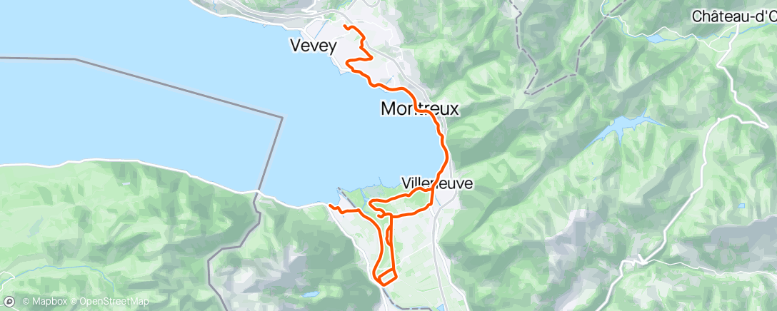 Map of the activity, VTT tranquille