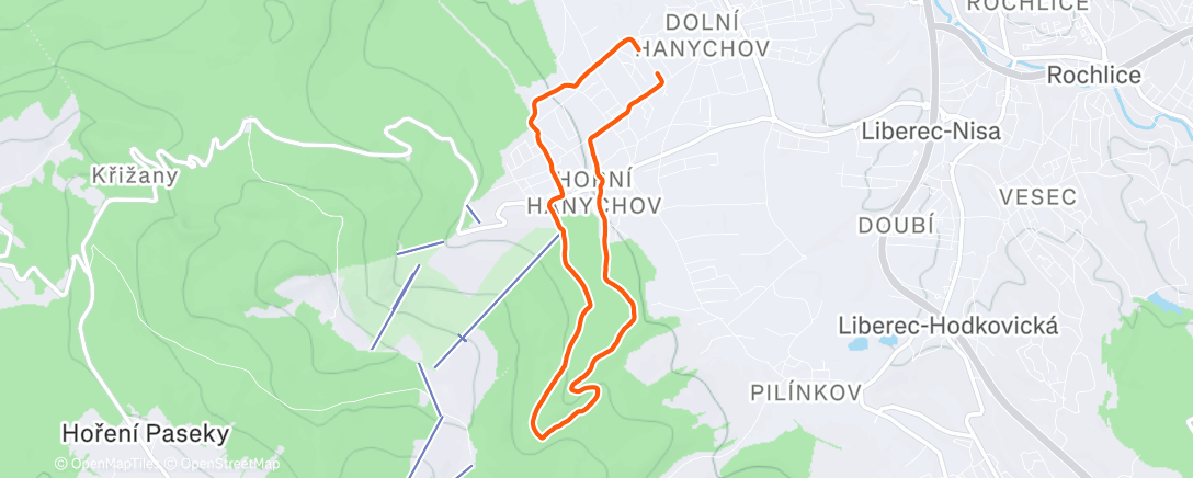 Карта физической активности (Afternoon Run)