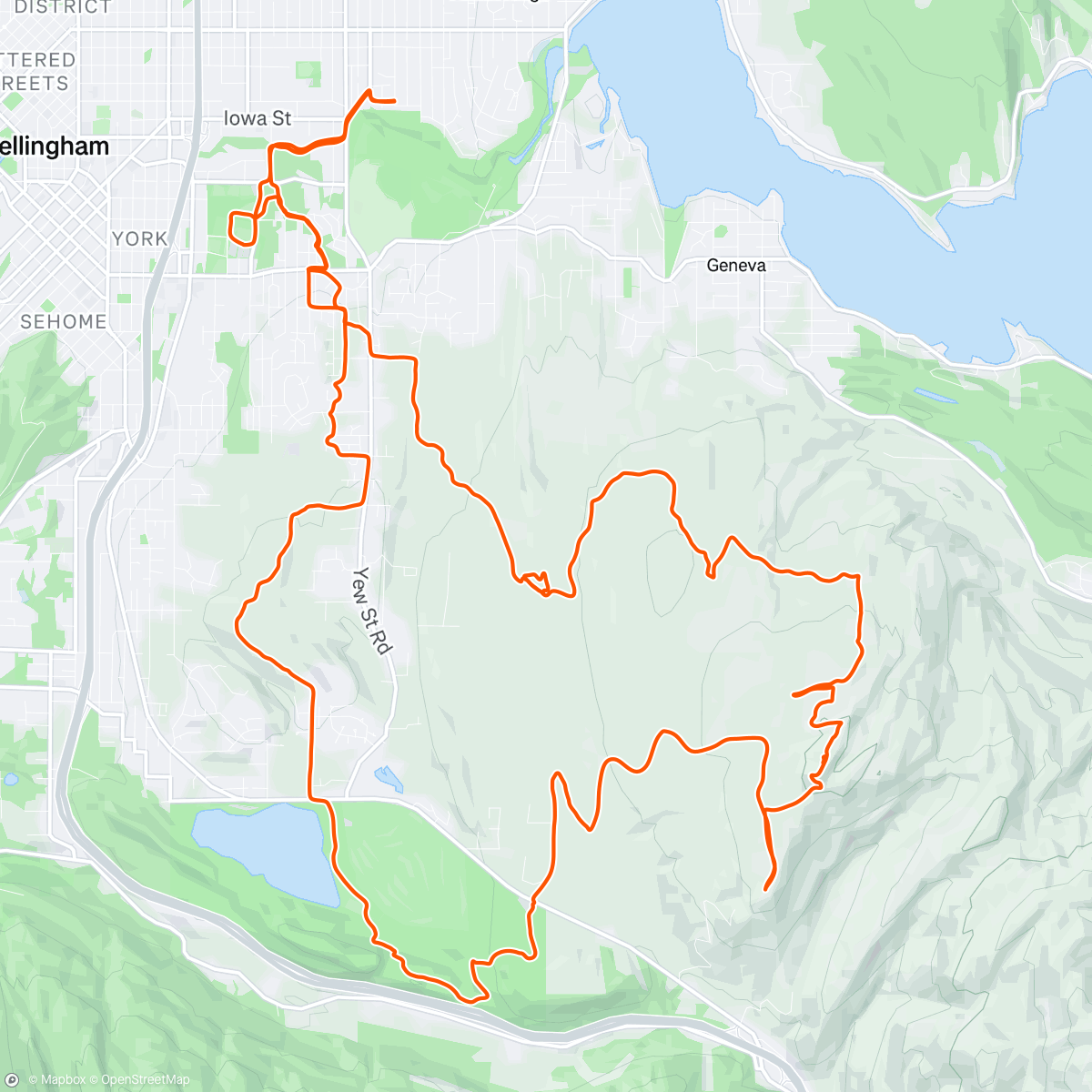 Map of the activity, BGR Anniversary/Solstice Ride + Bonus Crest