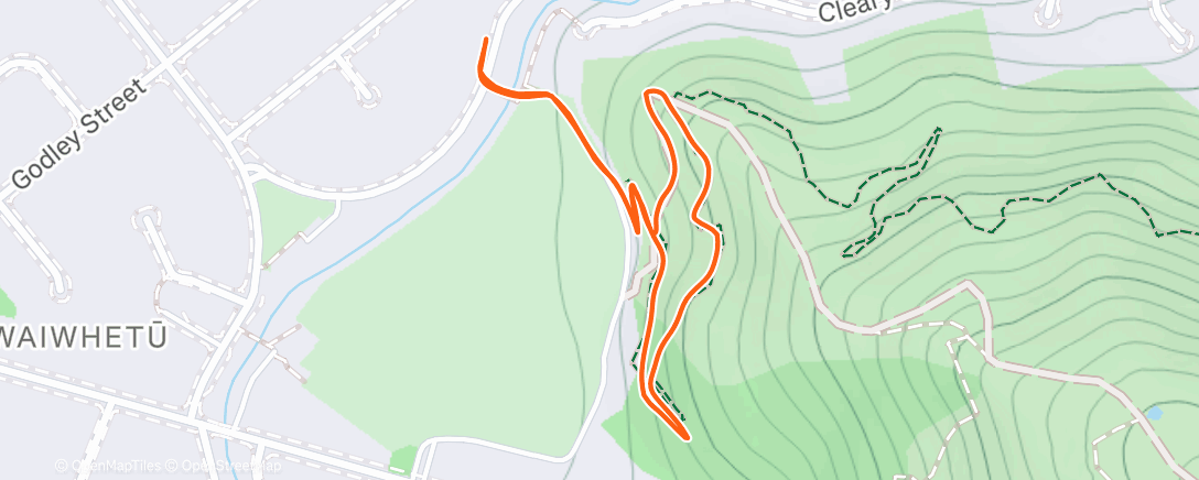 Map of the activity, G & T