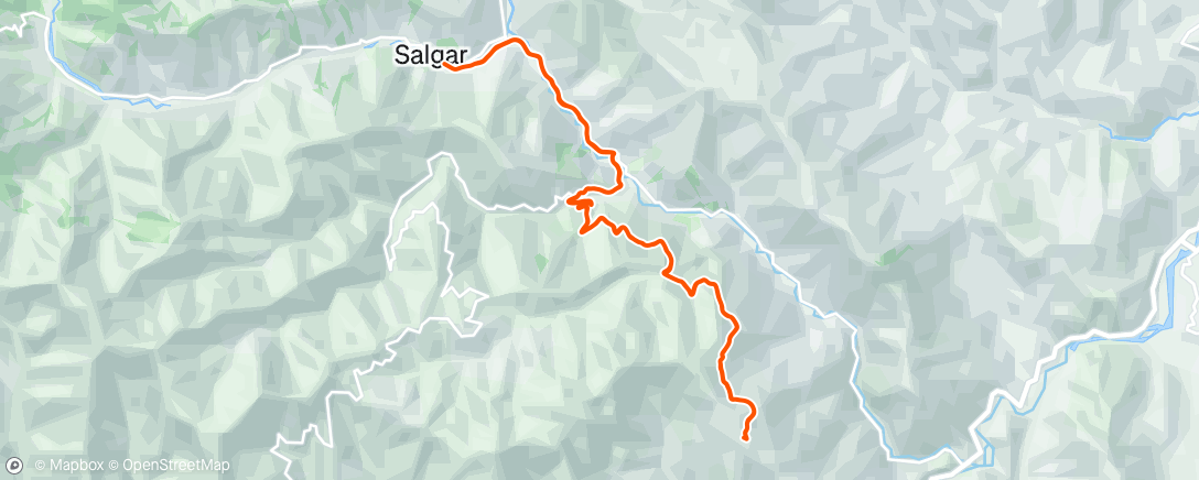 Map of the activity, Vuelta ciclista por la mañana