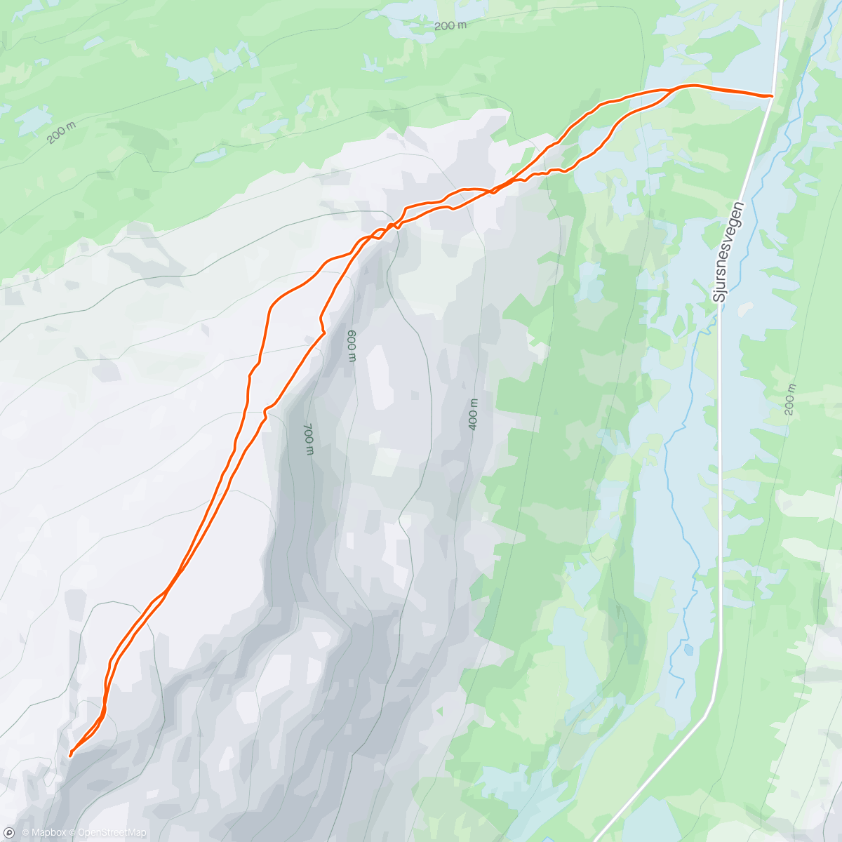 Mapa da atividade, Stormheimfjellet. Jeremias for en dag!😍😍