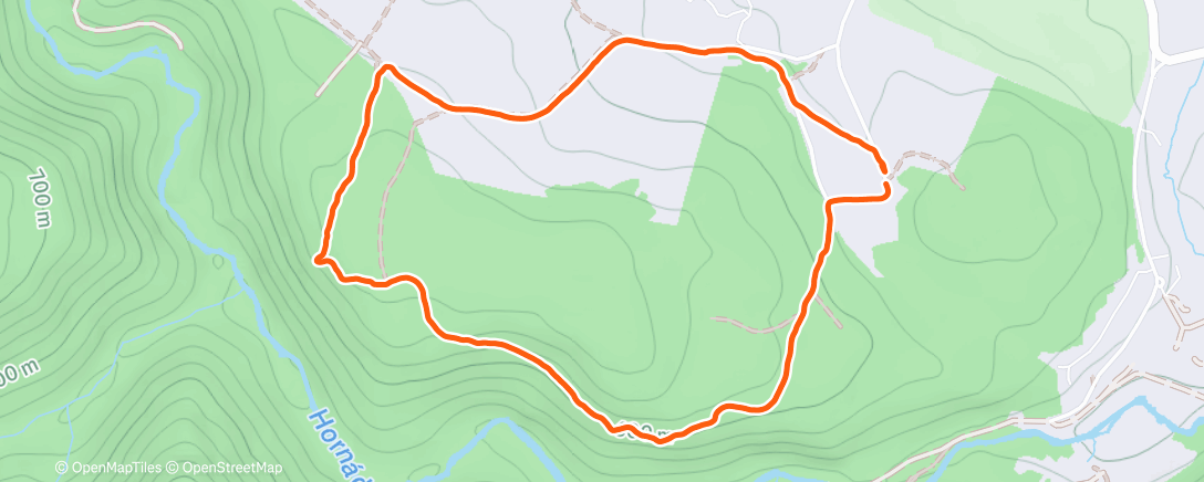 Map of the activity, Afternoon FaMily Hike / Tomášak