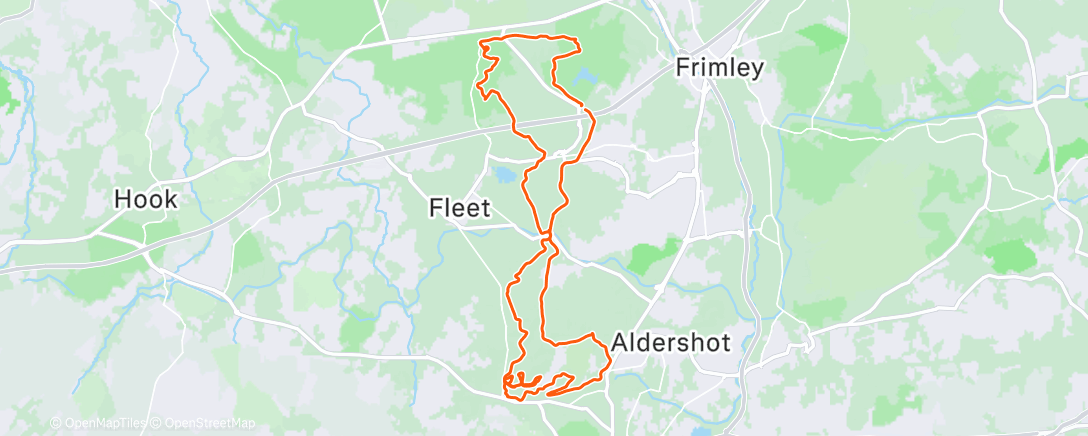 Map of the activity, Out with the crew.