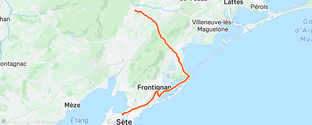 Map of the activity, RetourTaf…