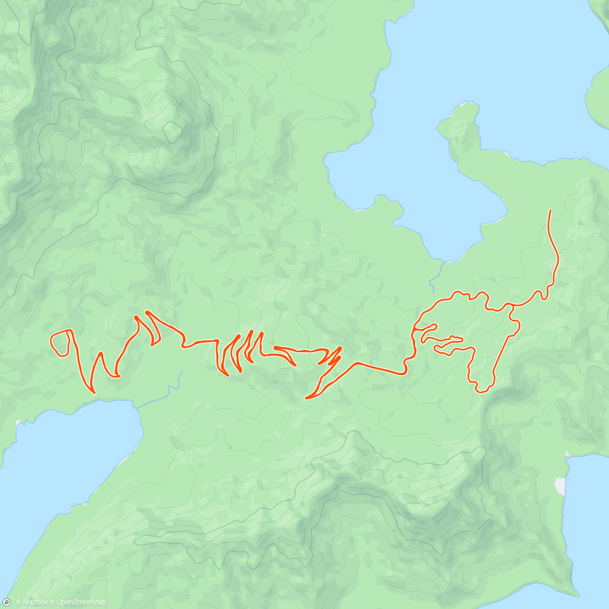 Map of the activity, Zwift - Race: Dream Bike Race - Alpe du Zwift (B) on Road to Sky in Watopia