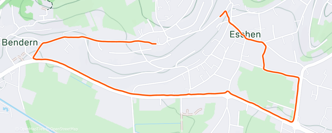 Карта физической активности (Eschen / Gamprin-Bendern)