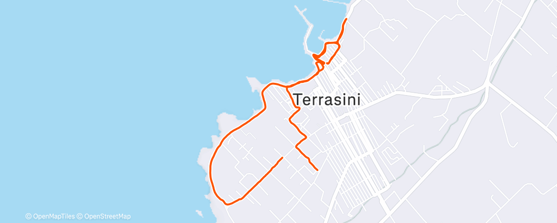 Map of the activity, Camminata pomeridiana