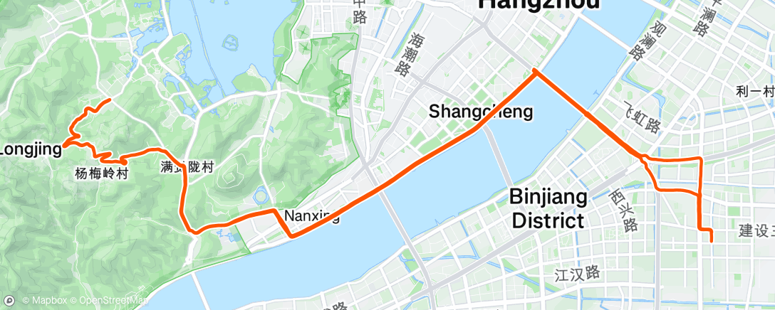 Map of the activity, 午后骑行