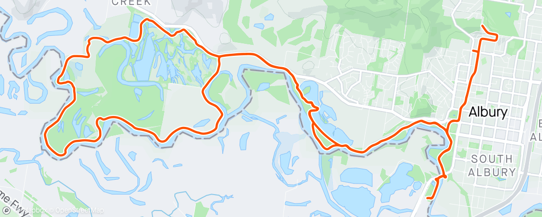 Map of the activity, Sunny Brewsual
