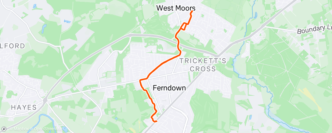 Map of the activity, M&S