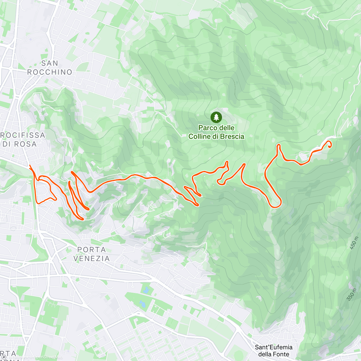 Map of the activity, Cicloturisti!@ Maddalena 🌕🌝