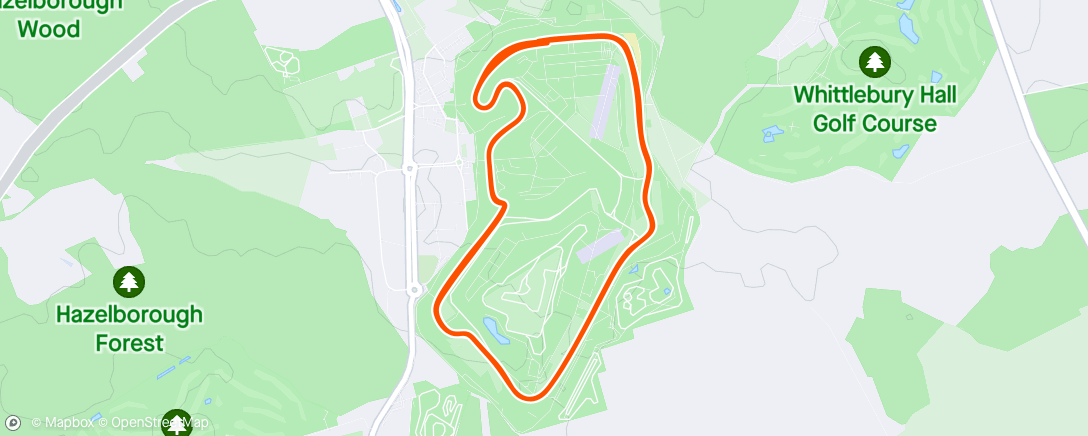 「Silverstone 10k」活動的地圖