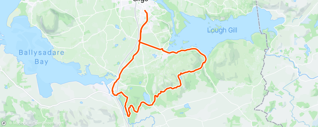 Map of the activity, Morning Ride MTB