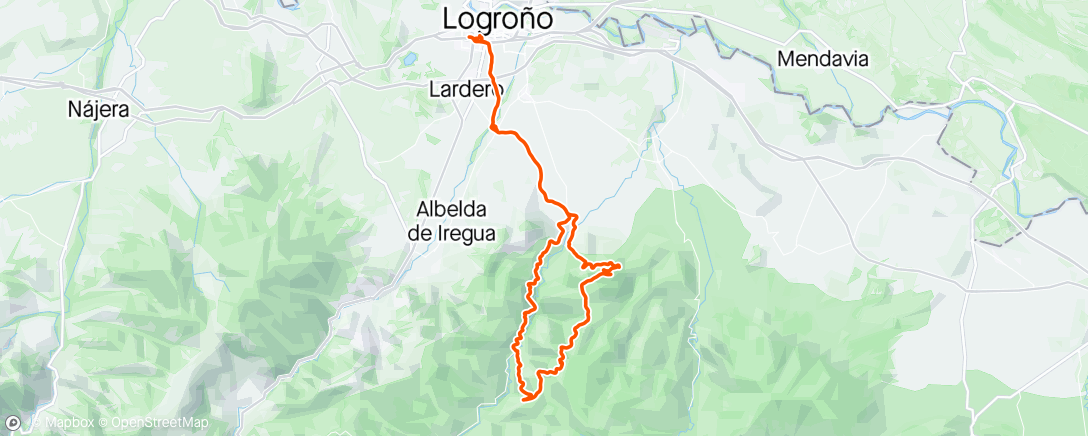 Map of the activity, Mirador de Zenzano - Senda de Bolodron- Senda de Serrias 💪🏼
