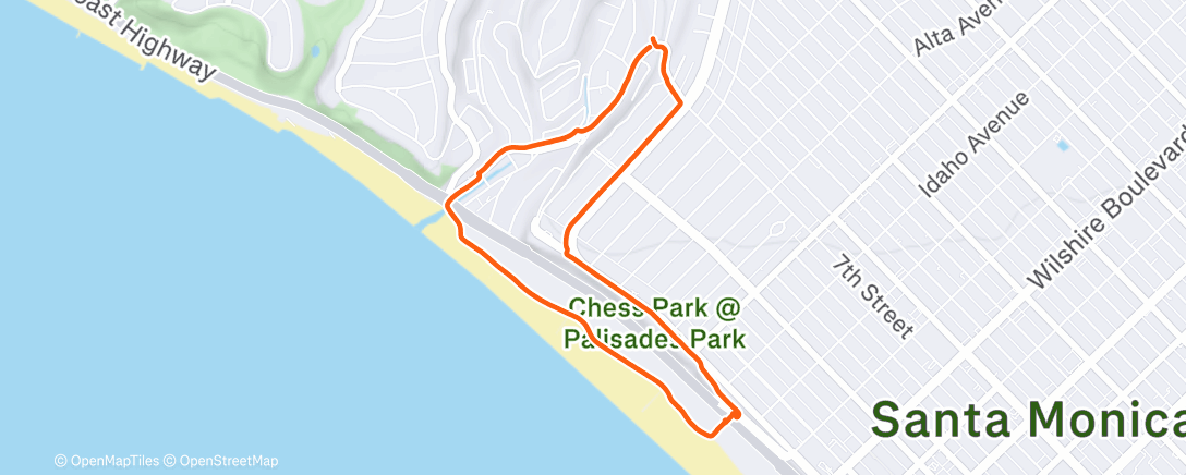 Map of the activity, Lunch Walk