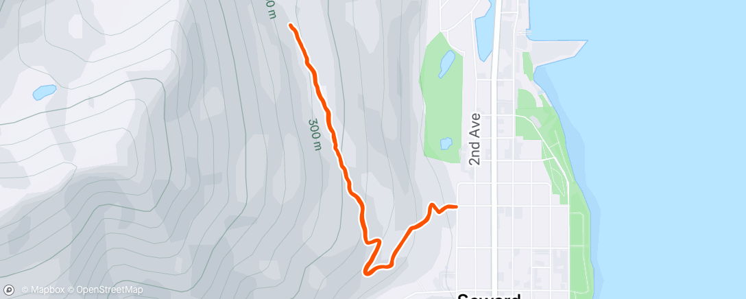 Map of the activity, Jeep trail with Madi