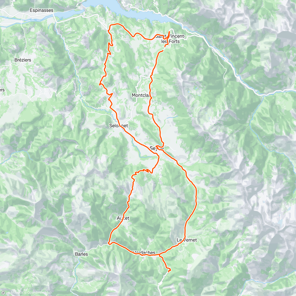 Map of the activity, PTITS COLS