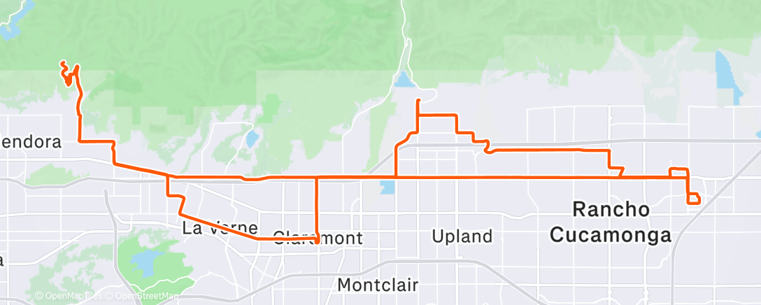 Карта физической активности (Morning Ride)
