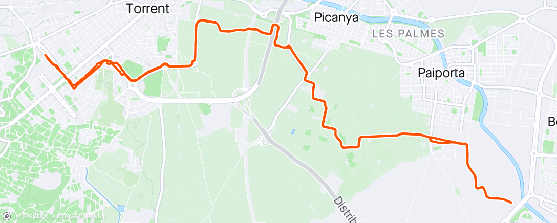 Map of the activity, Run/83