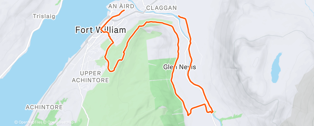 Map of the activity, Runch