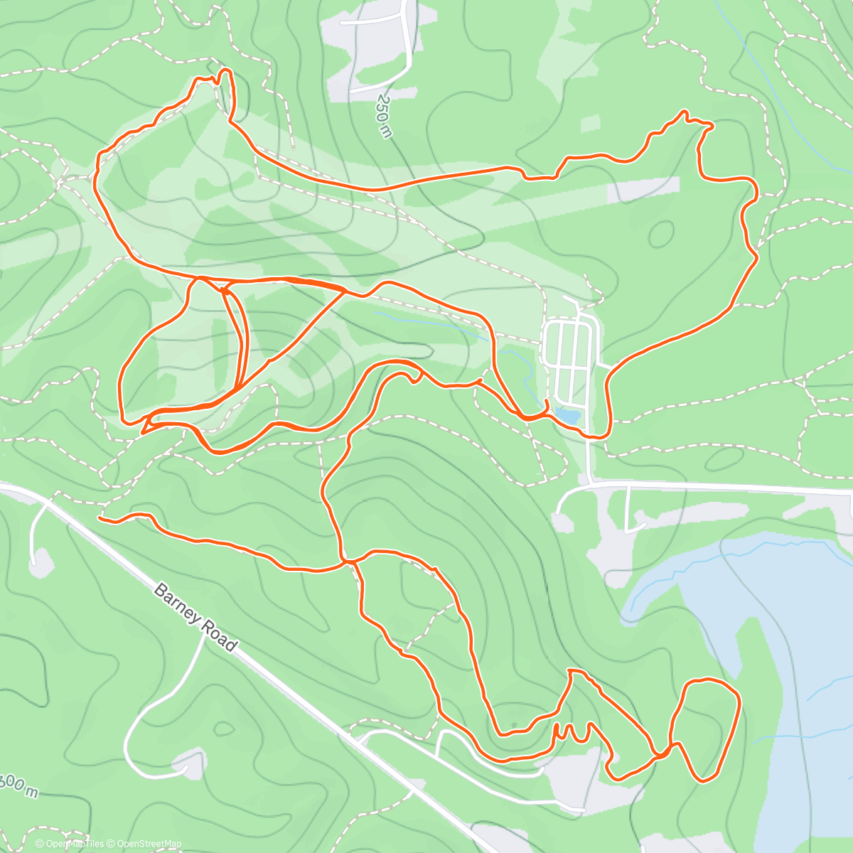 Map of the activity, BC TC