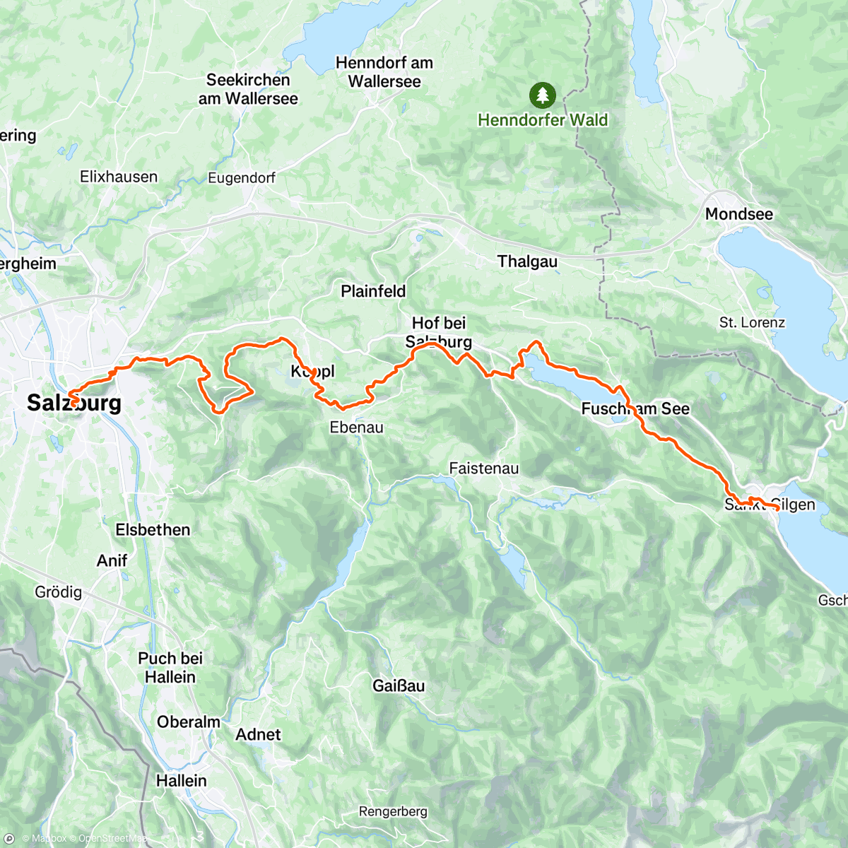 Map of the activity, Good day out on the Trails!