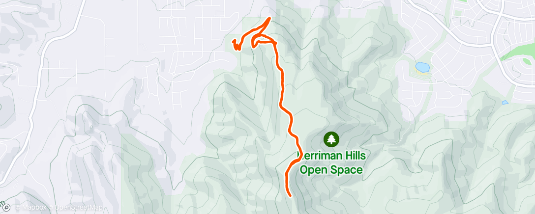 Map of the activity, South Mountain!