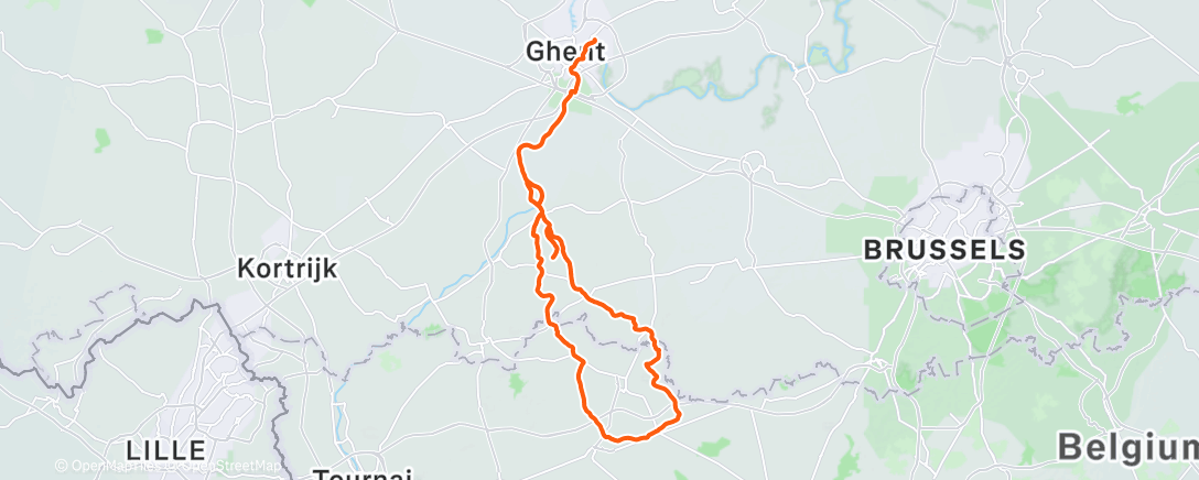 Map of the activity, Teamtraining