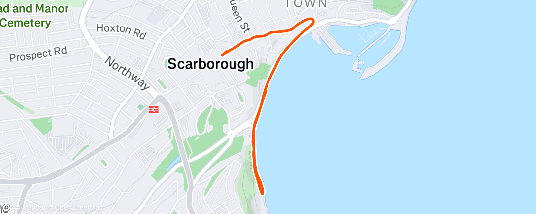 Map of the activity, Scarborough