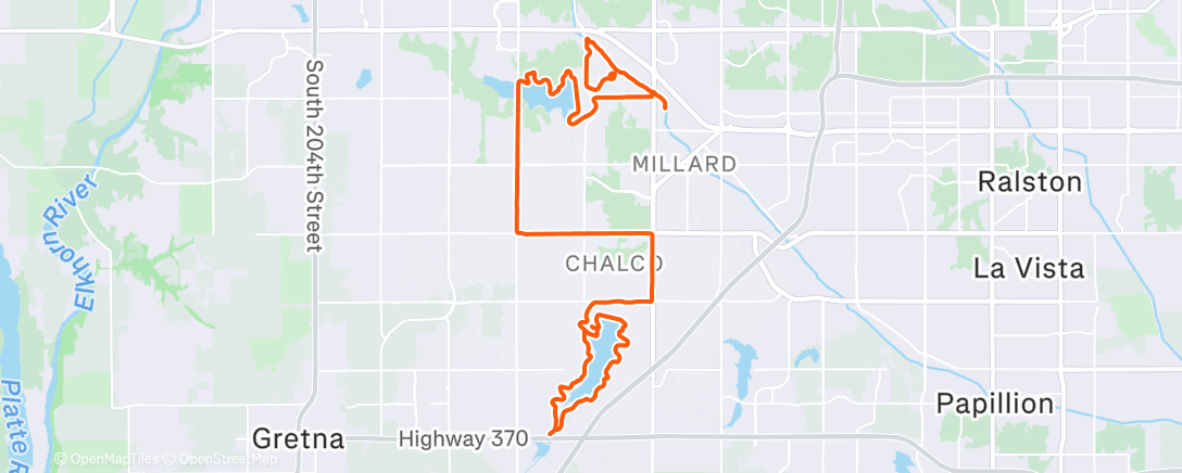 Map of the activity, Vibing and loving how it just kept getting warmer yet more windy!