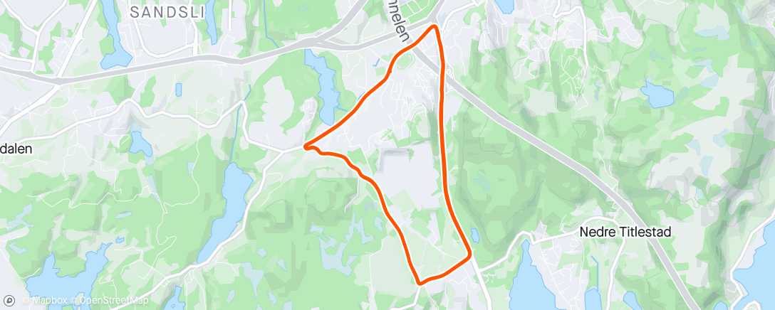 Map of the activity, rådalen rundt