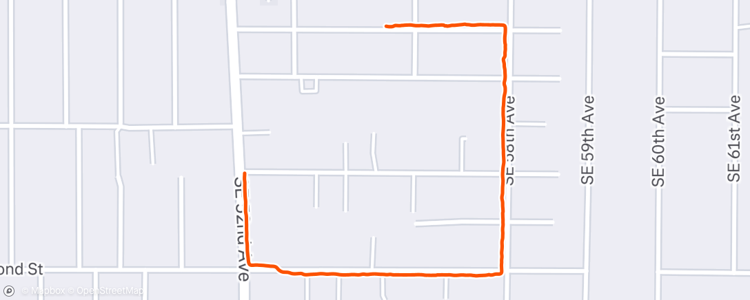 Mapa de la actividad (Evening Walk)