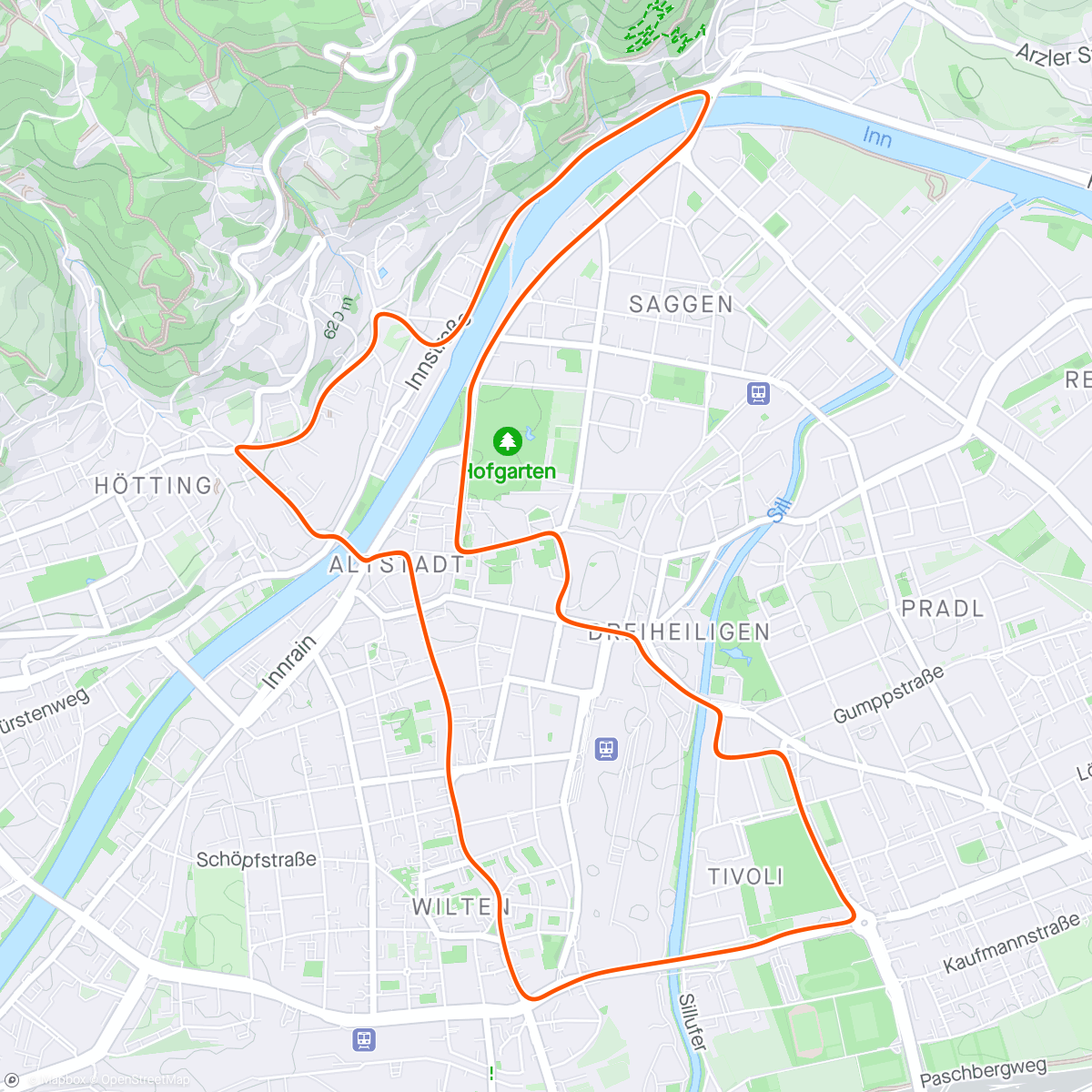 Map of the activity, Zwift - Zwift Pro Training Camp: Team BikeExchange-Jayco | Women's Team Workout in Innsbruck