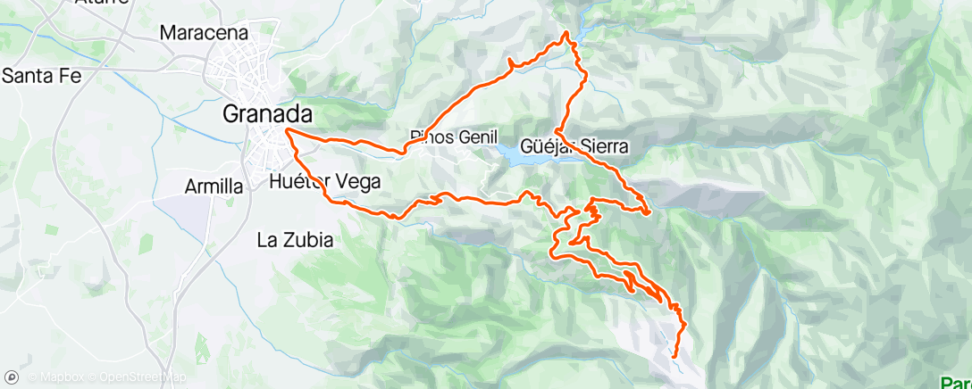 Map of the activity, Sierra D8